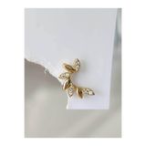 Eva Takı Store Buğday Başak Arpa Model Kıkırdak Piercing Tragus Helix Altın Gold Renk Küpe
