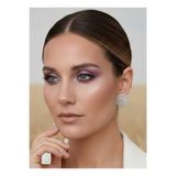 Eva Takı Store Yuvarlak Model Abiye Gümüş Renkli Küpe