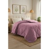 EVA Tek Kişilik Mürdüm Renkli Wellsoft Yorgan Çift Taraflı (155x215 cm)