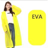 Eva Trend Unisex Siyah Yağmurlık Sarı Standart