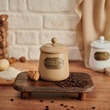 Evabella Galvaniz Storage 1000 ml Kahverengi Baharatlık