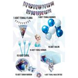 Evabrite Frozen Elsa Temalı 16 Kişilik Set - Doğum Günü Parti Seti Malzemeleri