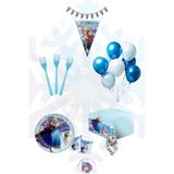 Evabrite Frozen Elsa Temalı 8 Kişilik Set Maxib - Doğum Günü Parti Seti Malzemeleri