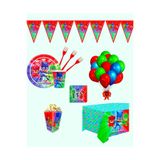 Evabrite Pijamaskeliler 16 Kişilik Doğum Günü Parti Malzemeleri Seti | Kedi Çocuk Baykuş Kız PJ Masks Konsept