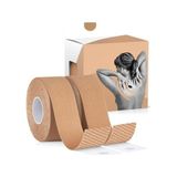 Evaglow Kinezyo Ağrı Bandı 2.5 cm x 5 M Ten Rengi