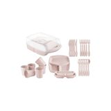 Evahome Art Lillium Piknik Seti - 6 Kisilik - 32 Parca - 4 Farkli Renk Seçeneği - Hediyeli