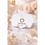 Evalia Takı İnci Küpe - Pembe İnci Top Çelik Küpe 6Mm
