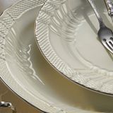 Evaliza Caserta 61 Parça Platin Yemek Takım