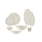 Evaliza Sapphire 32 Parça Yemek Takımı Gold