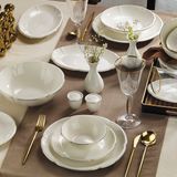 Evaliza Terra Royal Gold 32 Parça 6 Kişilik Yemek Takımı