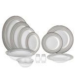 Evaliza Tokyo Platin 61 Parça 12 Kişilik Yemek Takımı
