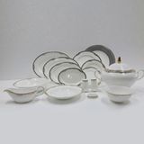 Evaliza Versailles Platin 101 Parça 12 Kişilik Yemek Takımı