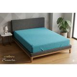 Evanora Home Textile BATTAL BOY %100 Pamuklu Penye Lastikli Çarşaf - Yumuşak Doku - Turkuaz - 180x200