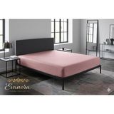 Evanora Home Textile ÇİFT KİŞİLİK %100 Pamuklu Penye Lastikli Çarşaf - Yumuşak Doku - Pembe - 160x200