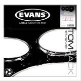 Evans ETP-ONX2-R 10+12+16 Tom Kumlu Siyah Rock Kit Çift Katlı Davul Derisi