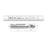 Evar Hsse Dın 844/Bn Parmak Freze 22 Mm Kısa