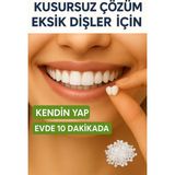 Evarelya Moldable Vivostar Beyazlatıcı Takma Diş 1 Adet Polyester Malzeme Kokusuz Diş Onarımı