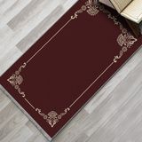 Evaşk Namazlık Dokuma Halı Kaymaz Muslumana Seccade - 80 x 135 cm - Bordo