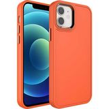 Evastore Apple iPhone 11 Metal Çerçeve ve Buton Tasarımlı Sert Botox Kapak Kılıf