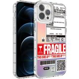Evastore Apple iPhone 12 Pro Max Kamera Korumalı Renkli Desenli Sert Silikon Korn Kapak Kılıf