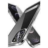 Evastore Apple iPhone 12 Pro Max Standlı Şeffaf Silikon L-Stand Kapak Kılıf