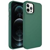 Evastore Apple iPhone 13 Pro Metal Çerçeve ve Buton Tasarımlı Sert Botox Kapak Kılıf