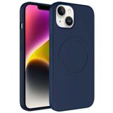 Evastore Apple iPhone 14 Magsafe Wireless Şarj Özellikli Pastel Renk Silikon Mat Kapak Kılıf