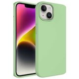 Evastore Apple iPhone 14 Plus Sıvı Teknolojili Silinebilir Sert Kivi Kapak Kılıf