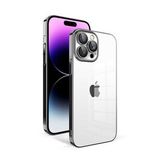 Evastore Apple iPhone 14 Pro Max Kamera Korumalı Renkli Çerçeveli Garaj Kapak Kılıf