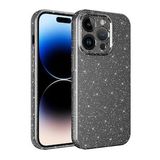 Evastore Apple iPhone 14 Pro Max Kamera Korumalı Simli Lüks Koton Kapak Kılıf