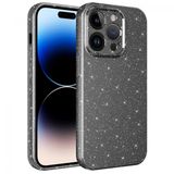 Evastore Apple iPhone 14 Pro Max Kamera Korumalı Simli Lüks Zore Koton Kapak Kılıf