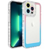 Evastore Apple iPhone 14 Pro Max Simli ve Renk Geçiş Tasarımlı Lens Korumalı Park Kapak Kılıf