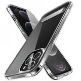 Evastore Apple iPhone 14 Pro Max Standlı Şeffaf Silikon L-Stand Kapak Kılıf