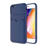 Evastore Apple iPhone 6 Deri Görünümlü Kartlıklı Kamera Korumalı Kılıf
