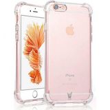 Evastore Apple iPhone 6/6S Antishock Darbe Emici Şeffaf Sert Silikon Kılıf