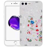 Evastore Apple iPhone 8 Plus Desenli Sert Silikon Mumila Kapak Kılıf