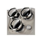 Evax [Metal] iPhone 15 Pro & Iphone 15 Pro Max Uyumlu Natürel Titanyum Kamera Lens Koruyucu 3'lü Set