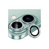 Evax [Taşlı] iPhone 16 / 16 Plus Uyumlu Taşlı Deniz Mavisi Kamera Lens Koruyucu