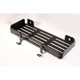 Evay Metal Banyo Düzenleyici Siyah Organizer Şampuan Rafı
