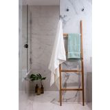 evbiziz Açık Ceviz Çam Dekoratif Askılık Merdiven-ahşap Duvar Rafı Organizer-banyo Düzenleyici150x40