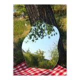 EVCAZIM Asimetrik Dekoratif Çerçevesiz Makyaj Duvar Boy Aynası Bulut 35x 28 Cm Cloud Mirror