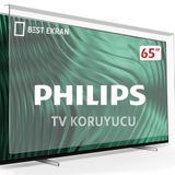 Evçelik Philips 65PUS7805 Elmas Panel 65 inç 2.5mm Uyumlu Tv Ekran Koruyucu