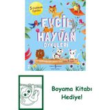Evcil Hayvan Öyküleri – 5-Dakikalık Öyküler + Boyama Kitabı