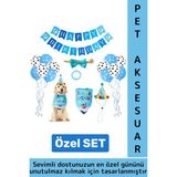Evcil Hayvan Pet Ilgi Çekici Moral Yükselten Köpekler Için Eğlenceli Ödül Doğum Günü Partisi Seti - 1 Adet - Çok Renkli