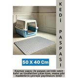 Evcil Hayvan Pet Kaymaz Yıkanabilir Kolay Temizlenir Yatak Tuvalet Önü Mama Kabı Altı Kedi Paspası