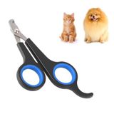 Evcil Hayvan Tırnak Makası – Paslanmaz Çelik Bıçak – Ergonomik Kaymaz Sap – Sessiz ve Güvenli Kullanım – Mavi İç Halkalı Model – Kedi ve Köpekler İçin Uygun