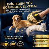 Evcil Hayvan Tüy Temizleme Eldiveni, Statik Mikro Tüy Toplayıcı Kedi Köpek Tüyü İçin Koltuk, Halı Ve Kıyafet Temizleme Eldiveni (5570)