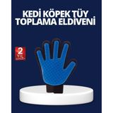 Evcil Hayvan Tüy Toplama ve Masaj Eldiveni – Köpek ve Kedi Tüy Dökülme Önleyici Bakım Eldiv