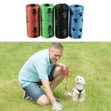 Evcil Hayvanlar Için Pati Desenli Kedi Köpek Kaka Poşeti Torbası (5468)