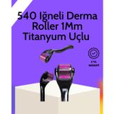 Evde Güvenli Kullanım İçin Titanyum Derma Roller – Siyah Saplı FRTKGT25DYMXUCZZZDERMAROLLERRRRRR-3
